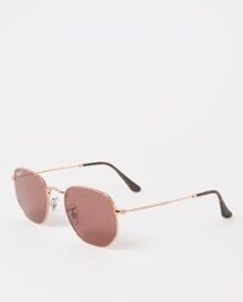 Ray-Ban Hexagonal zonnebril gepolariseerd RB3548N - Roségoud