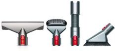 Dyson Quick Release Tool Kit V7/V8 accessoireset 4-delig - Grijs