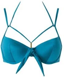 Hunkemöller Sunset Dreams voorgevormde halter bikinitop met beugelondersteuning - Zeegroen