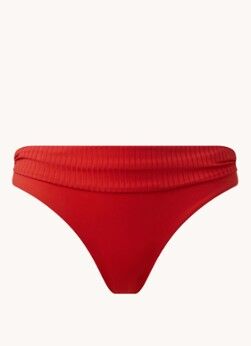 Cyell Bikinislip met plooidetail - Rood