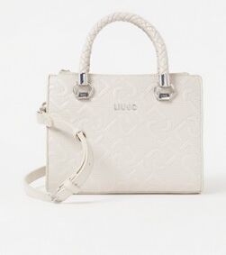 Liu Jo Handtas met logoprint - Creme