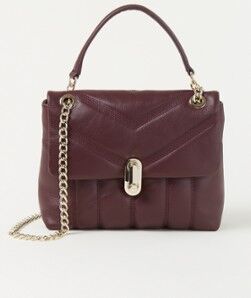 Ted Baker Ayalina schoudertas van quilted leer - Aubergine