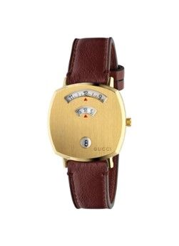 Gucci Grip horloge YA157405 - Bruin