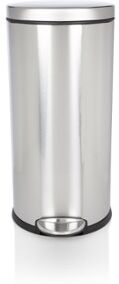 Simplehuman Ronde pedaalemmer 30 liter - Zilver