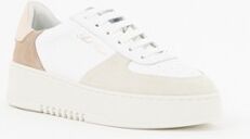 Axel Arigato Orbit sneaker van leer met suède details - Beige