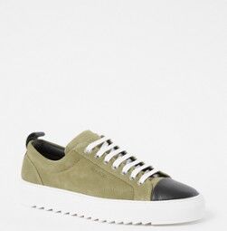 Mason Garments Astro sneaker met suède details - Mosgroen