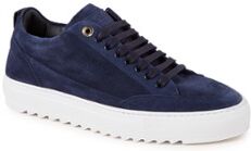 Mason Garments Tia sneaker van suède - Donkerblauw