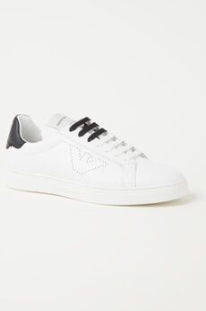 Emporio Armani Sneaker van leer - Wit