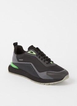 HUGO BOSS Cubite sneaker met mesh details - Zwart