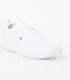 Tommy Hilfiger Sneaker van mesh met logo - Wit