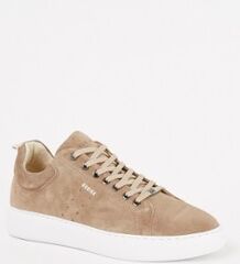 Nubikk Scott Marlin sneaker van suède - Donkerbeige