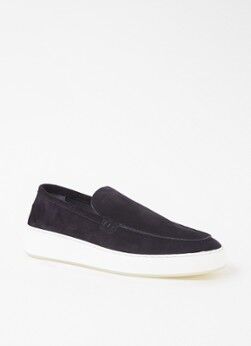 Nubikk Jiro Mio slip-on van suède - Donkerblauw