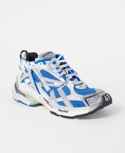 Balenciaga Runner sneaker met mesh details - Blauw