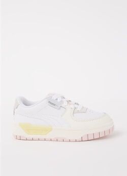 Puma Cali Dream sneaker met leren details - Wit