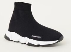 Balenciaga Speed Trainer met logo - Zwart