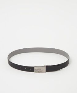 Ted Baker Tonks reversible riem van leer - Zwart