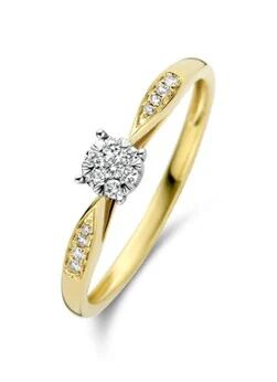Diamond Point Gouden ring 0.15 ct diamant Enchanted - Goud