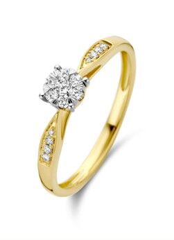 Diamond Point Gouden ring 0.20 ct diamant Enchanted - Geelgoud