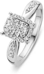 Diamond Point Witgouden ring 0.34 ct diamant Enchanted - Witgoud