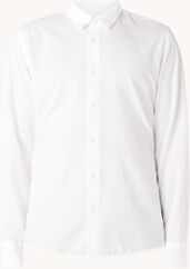 MANGO Arthur slim fit overhemd van katoen - Wit