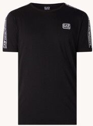 Emporio Armani Trainings T-shirt met logoband - Zwart