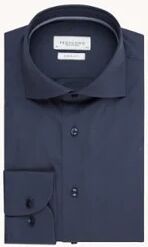 Profuomo Super slim fit overhemd met cut away kraag - Kobaltblauw