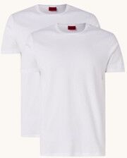 HUGO BOSS T-shirt met ronde hals in 2-pack - Wit