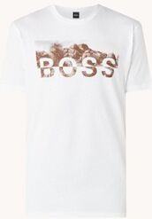 HUGO BOSS Tyro T-shirt met logoprint - Wit