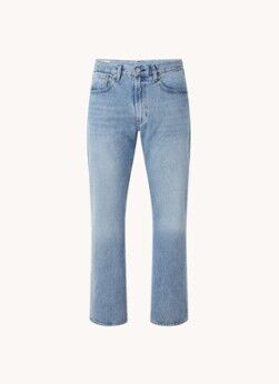 Levi's 551 straight leg jeans met lichte wassing - Indigo
