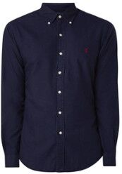 Ralph Lauren Classic slim fit overhemd van katoen - Donkerblauw