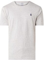 Ralph Lauren Basic T-shirt met logoborduring - Grijs