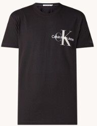 Calvin Klein T-shirt met logoprint - Zwart