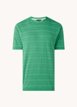 Ted Baker Nekache T-shirt met structuur - Groen