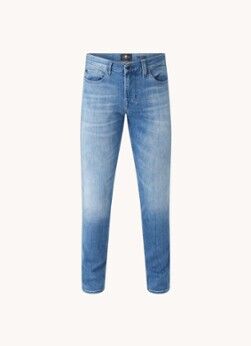 7 For All Mankind Ronnie skinny jeans met stretch en medium wassing - Indigo