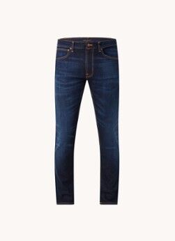 Nudie Jeans Lean Dean slim fit jeans met donkere wassing - Indigo