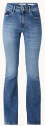 Lois Raval high waist flared jeans met stretch - Indigo