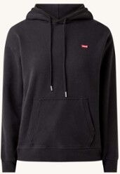 Levi's Standard hoodie met logo - Zwart