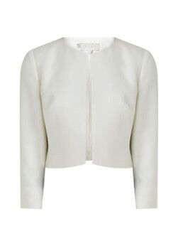 Hobbs Elize cropped blazer - Gebroken wit