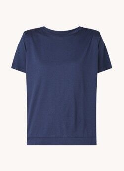 Ted Baker Klaaraa T-shirt met schoudervulling - Donkerblauw