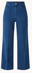 Ted Baker Deniie high waist wide leg jeans met siernaad - Indigo