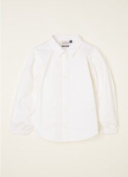 Retour Jeans Mariska blouse met ballonmouw - Gebroken wit