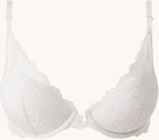 Sam Friday Demi voorgevormde push-up bh met overlay van kant - Creme