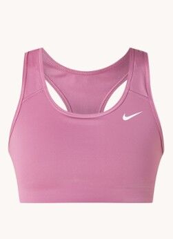 Nike Swoosh sport bh met Dri-FIT en medium support - Paars