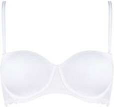 Hunkemöller Angie voorgevormde strapless bh - Wit