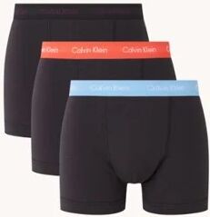 Calvin Klein Boxershorts met logoband in 3-pack - Zwart