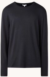 Reiss Armstrong longsleeve met ronde hals - Antraciet