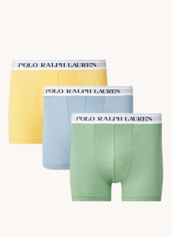 Ralph Lauren Boxershorts met logoband in 3-pack - Geel
