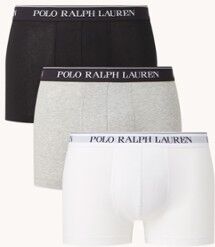 Ralph Lauren Boxershorts met logoband in 3-pack - Wit