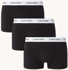 Calvin Klein 3-pack Low rise Trunk 2664 boxershorts - Zwart