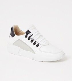 Nubikk Roque Roman M sneaker van leer - Wit